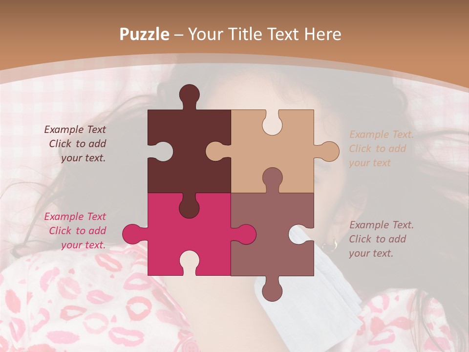 Person Latina Laying PowerPoint Template