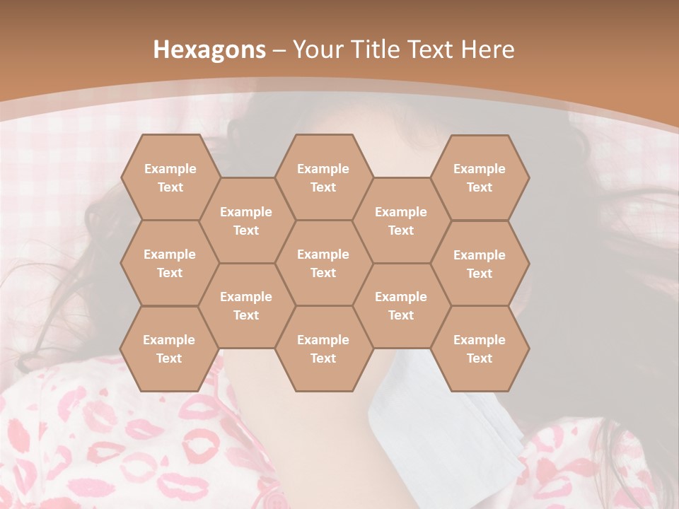 Person Latina Laying PowerPoint Template