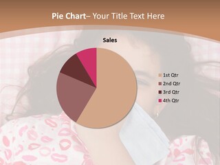 Person Latina Laying PowerPoint Template