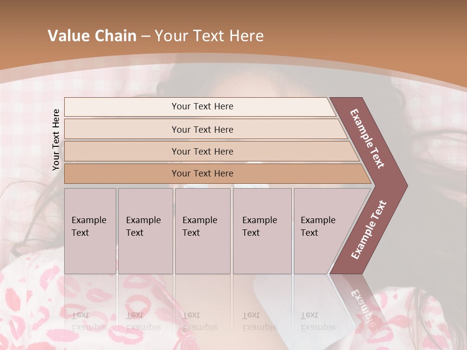Person Latina Laying PowerPoint Template