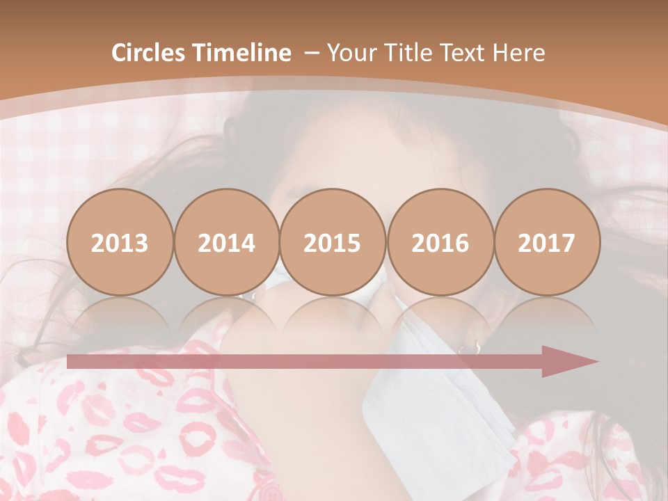 Person Latina Laying PowerPoint Template