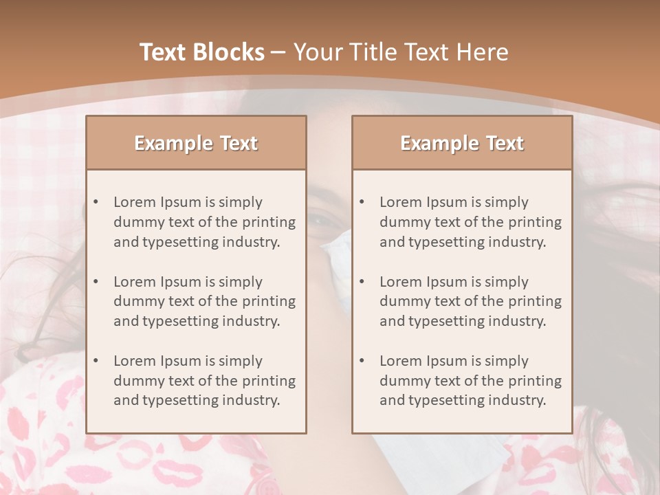 Person Latina Laying PowerPoint Template