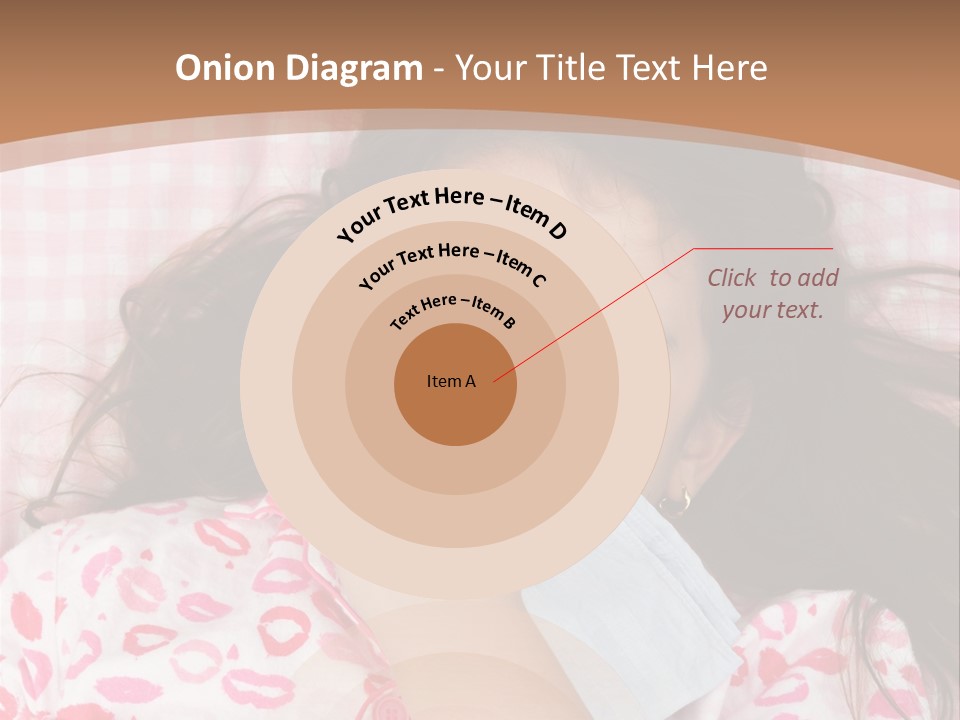 Person Latina Laying PowerPoint Template