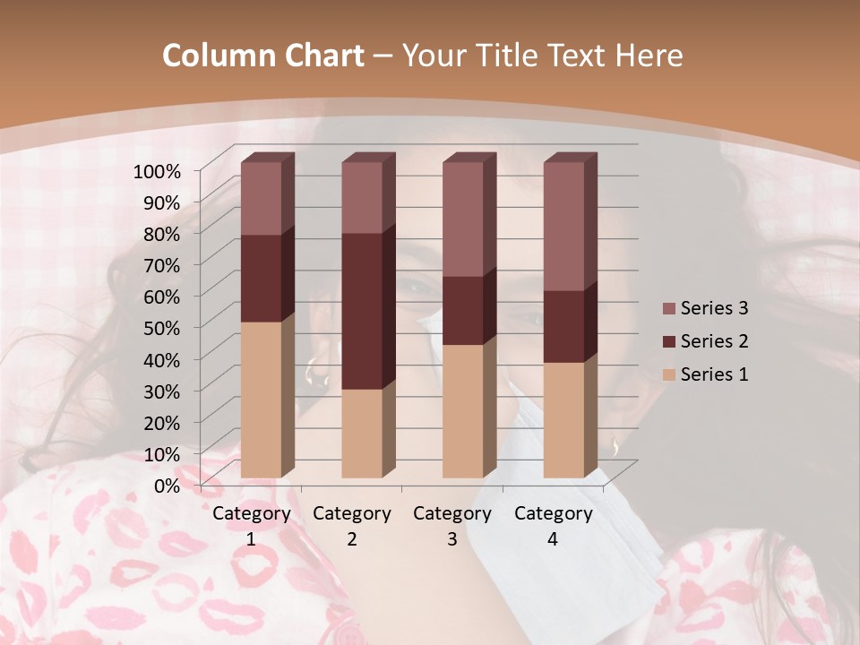 Person Latina Laying PowerPoint Template