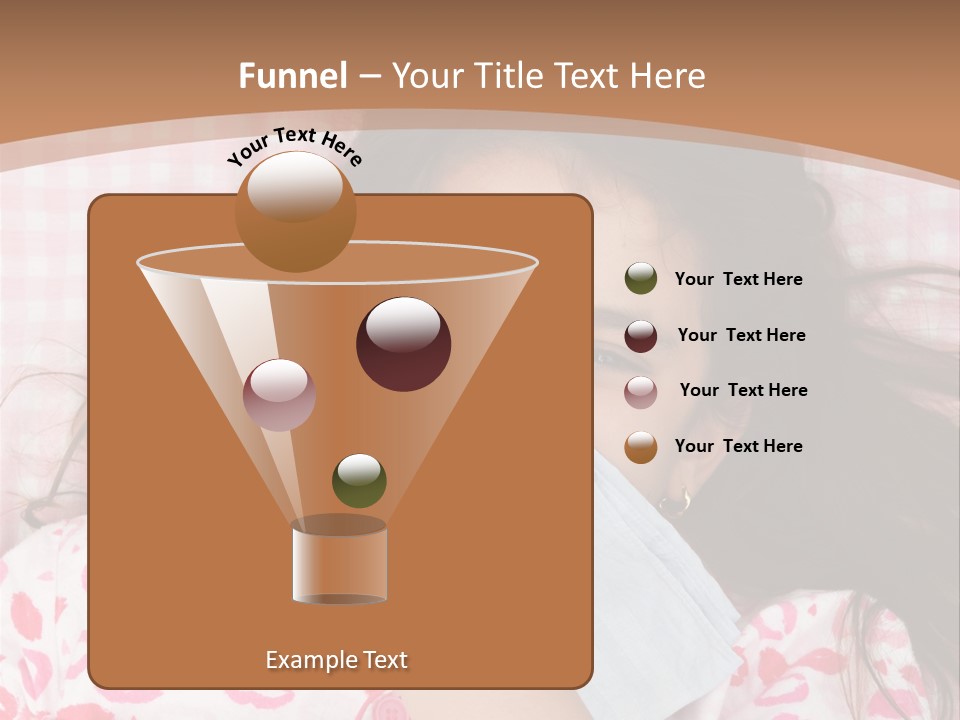 Person Latina Laying PowerPoint Template