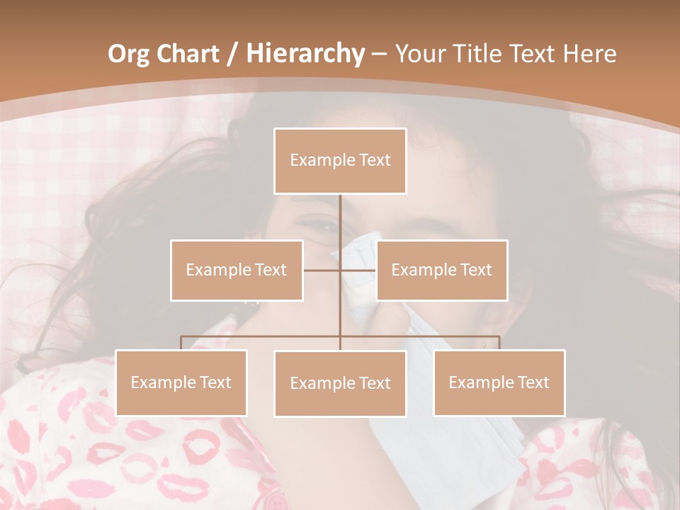 Person Latina Laying PowerPoint Template