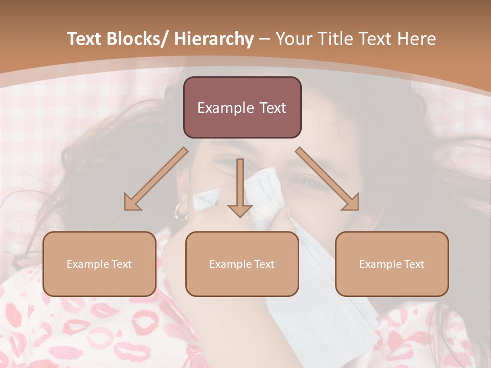 Person Latina Laying PowerPoint Template