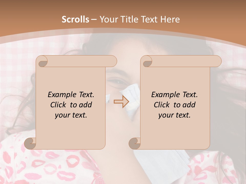 Person Latina Laying PowerPoint Template