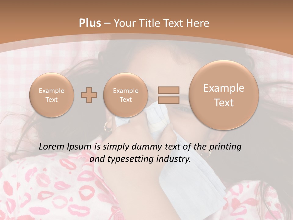 Person Latina Laying PowerPoint Template
