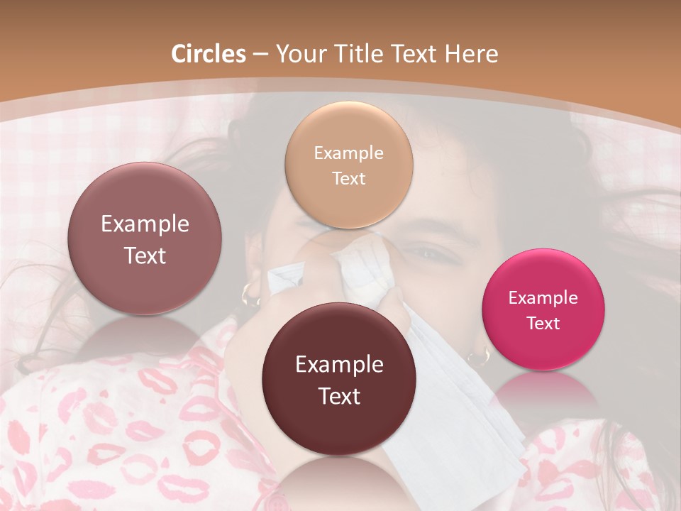 Person Latina Laying PowerPoint Template