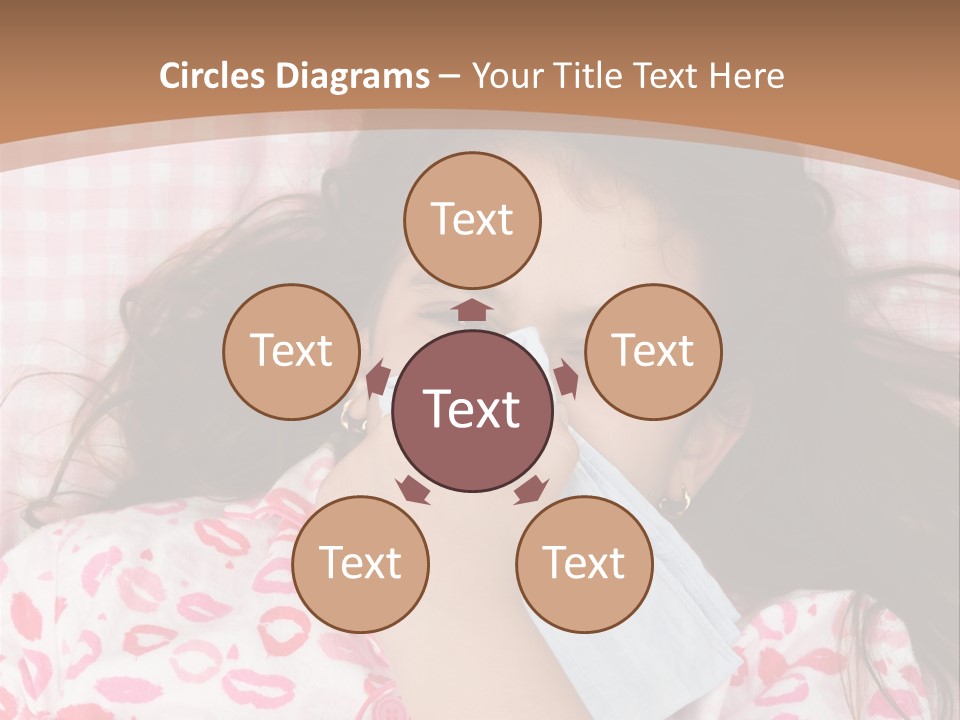 Person Latina Laying PowerPoint Template