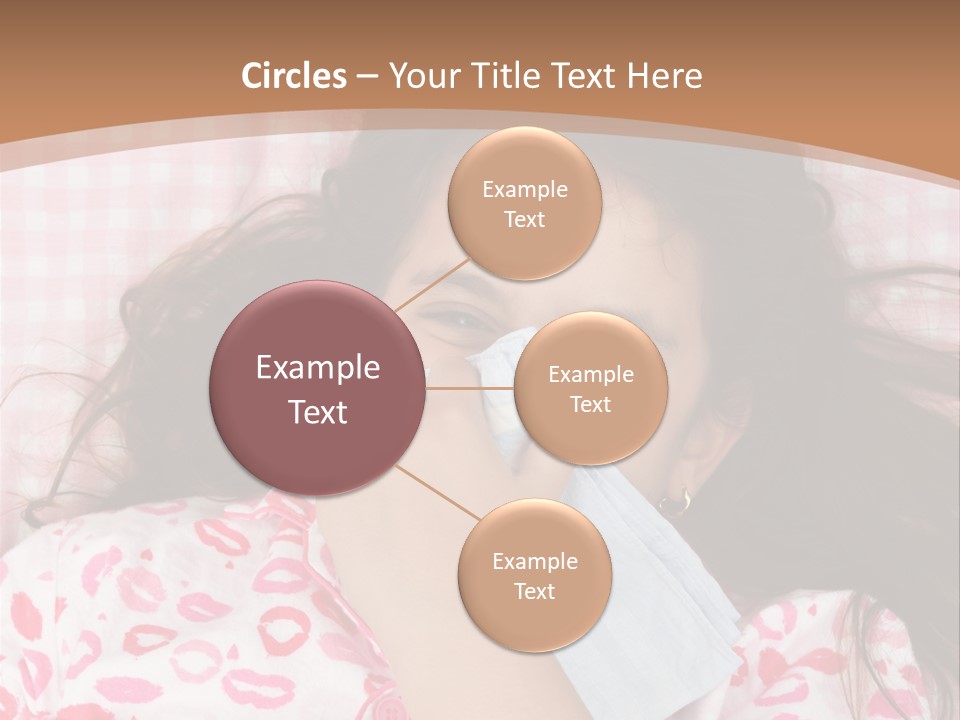 Person Latina Laying PowerPoint Template