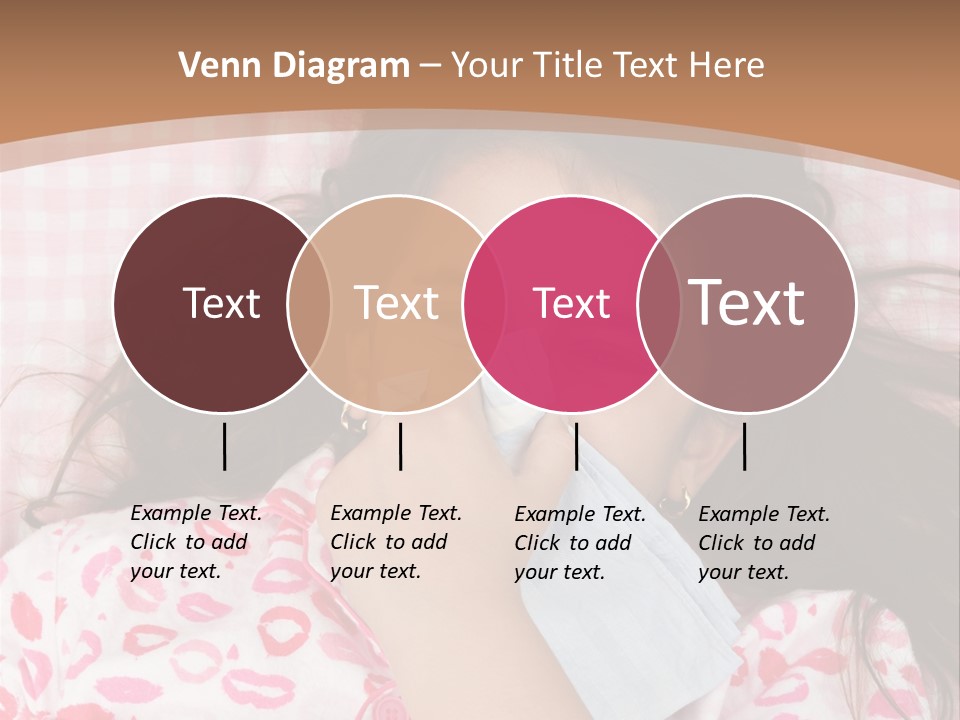 Person Latina Laying PowerPoint Template