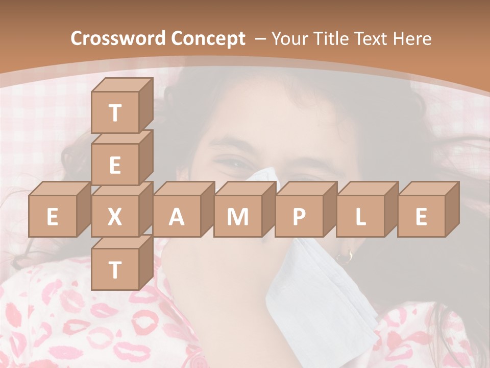 Person Latina Laying PowerPoint Template