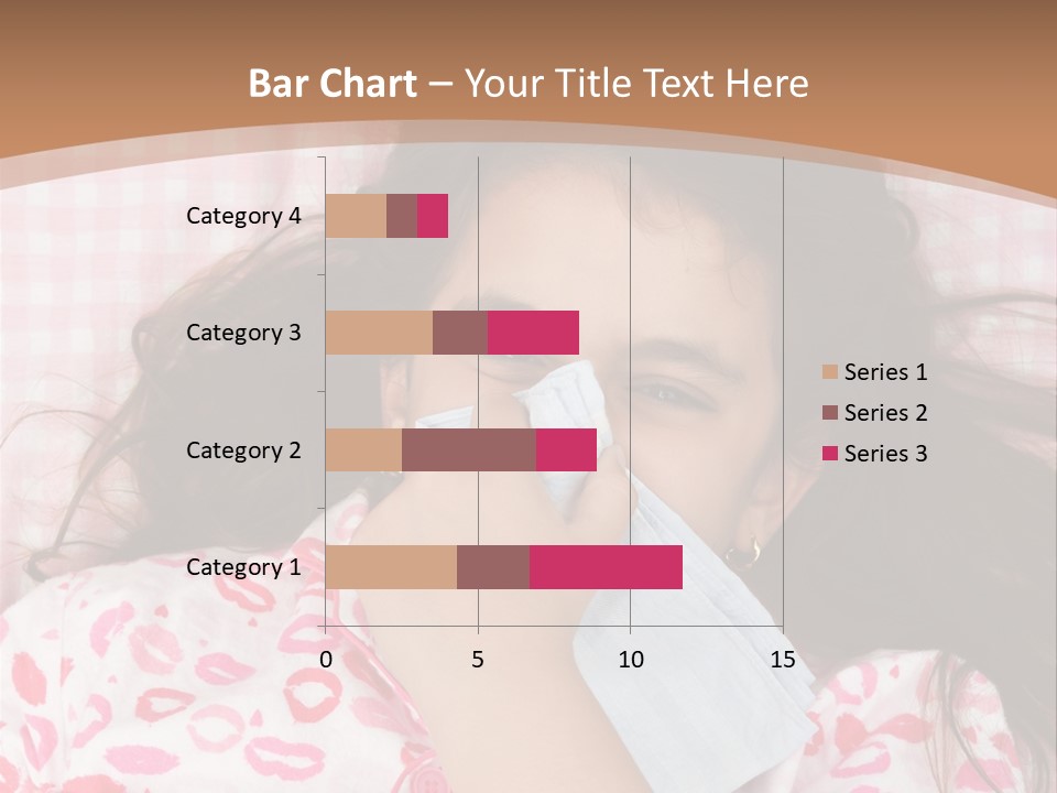 Person Latina Laying PowerPoint Template