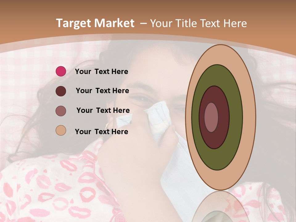 Person Latina Laying PowerPoint Template