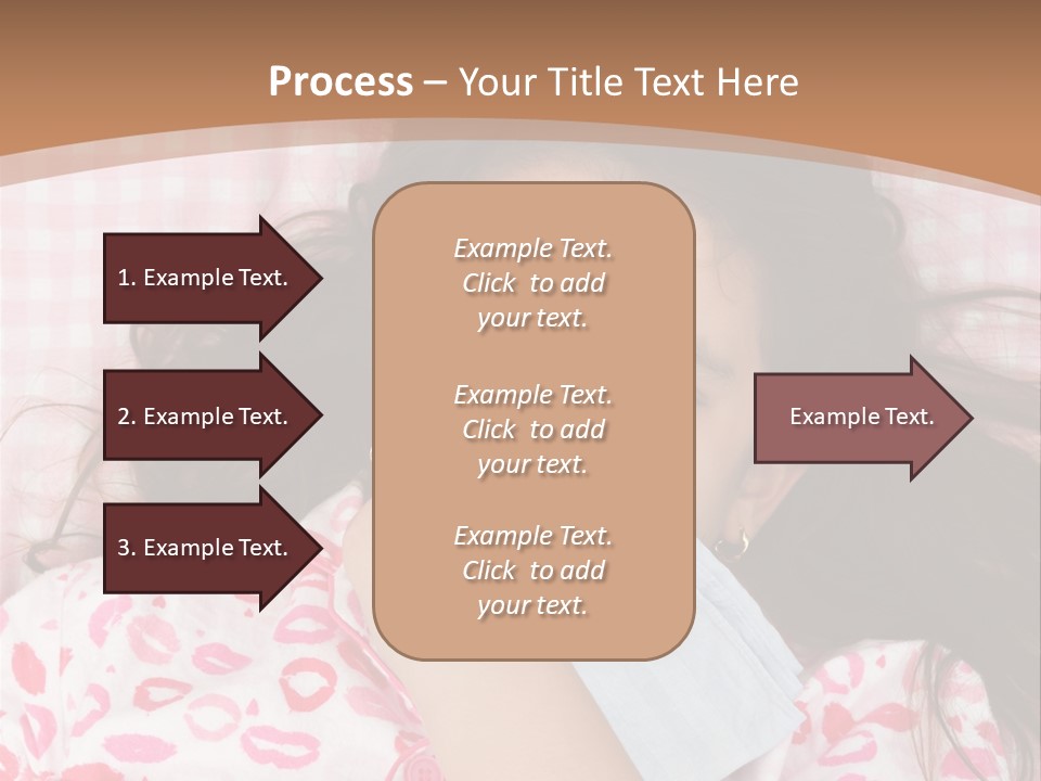 Person Latina Laying PowerPoint Template