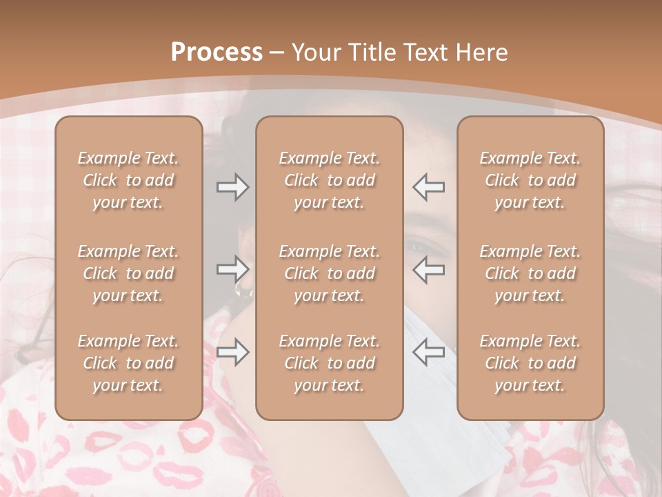 Person Latina Laying PowerPoint Template