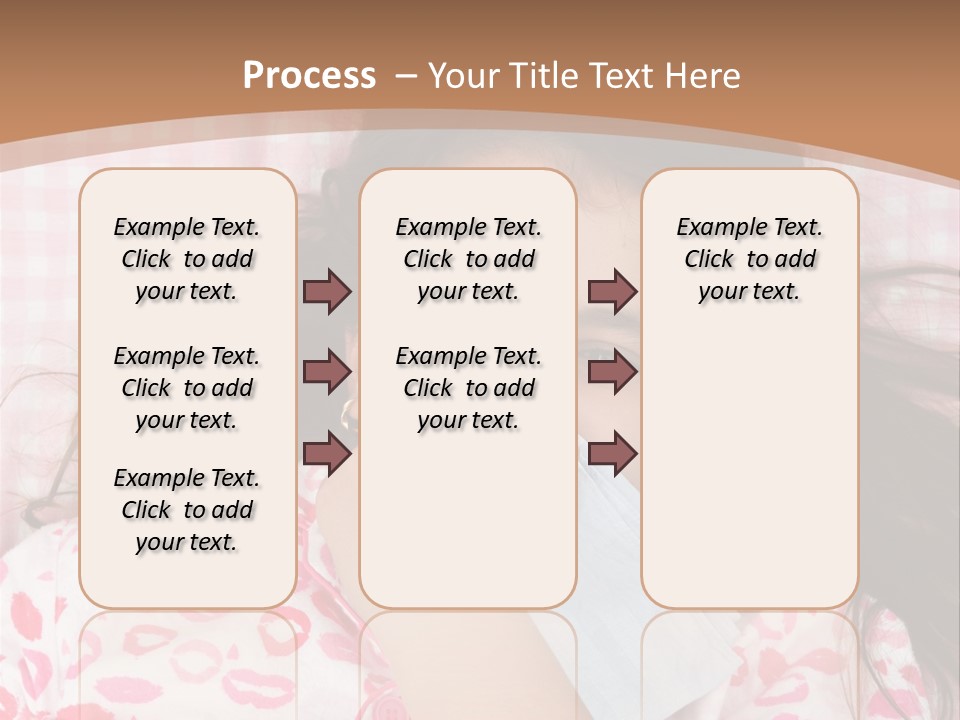 Person Latina Laying PowerPoint Template