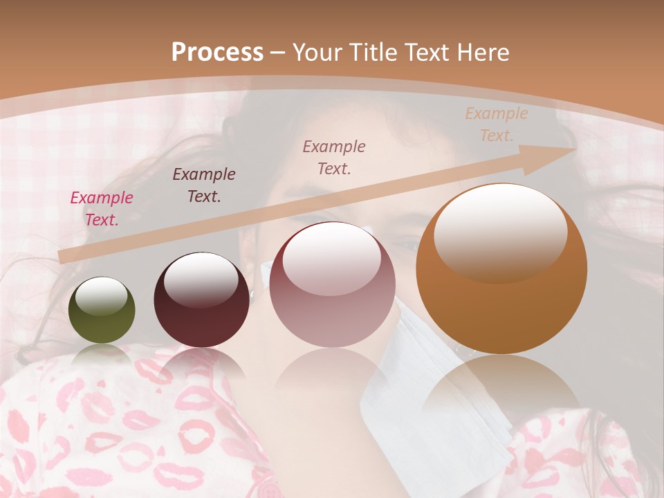 Person Latina Laying PowerPoint Template