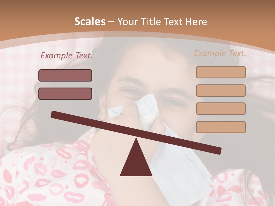 Person Latina Laying PowerPoint Template