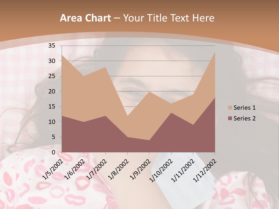 Person Latina Laying PowerPoint Template