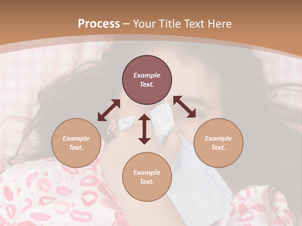 Person Latina Laying PowerPoint Template