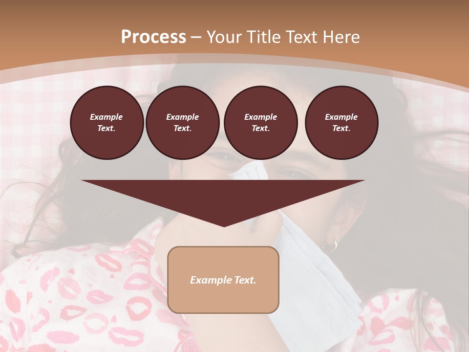 Person Latina Laying PowerPoint Template