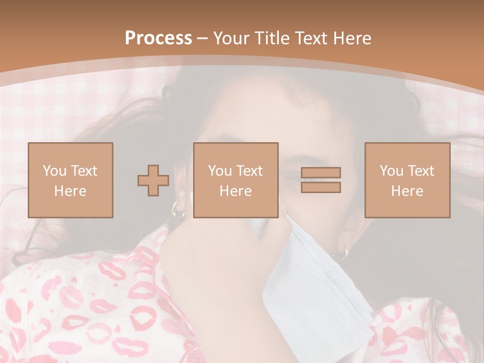 Person Latina Laying PowerPoint Template