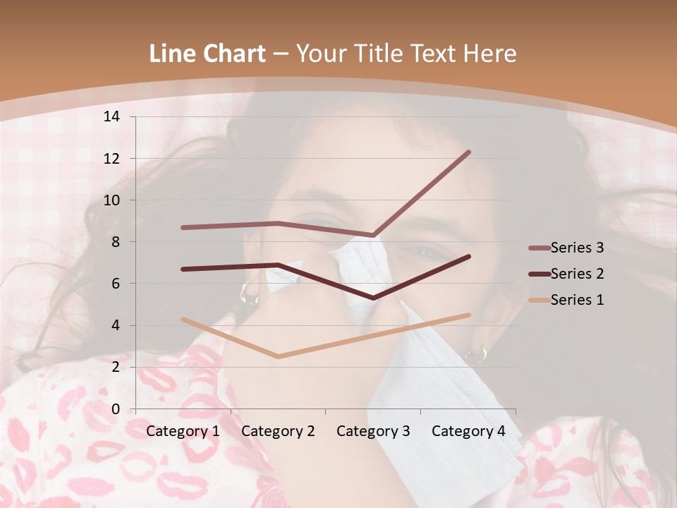 Person Latina Laying PowerPoint Template