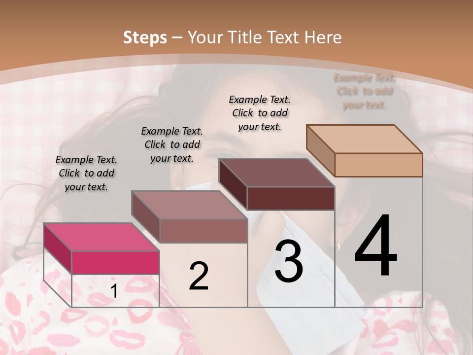 Person Latina Laying PowerPoint Template