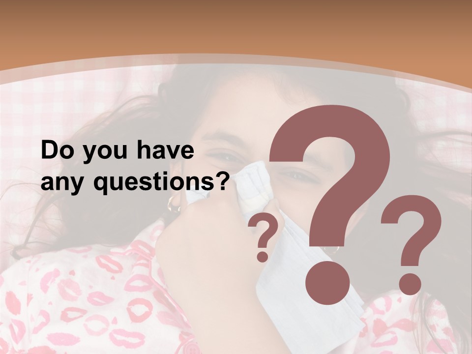 Person Latina Laying PowerPoint Template