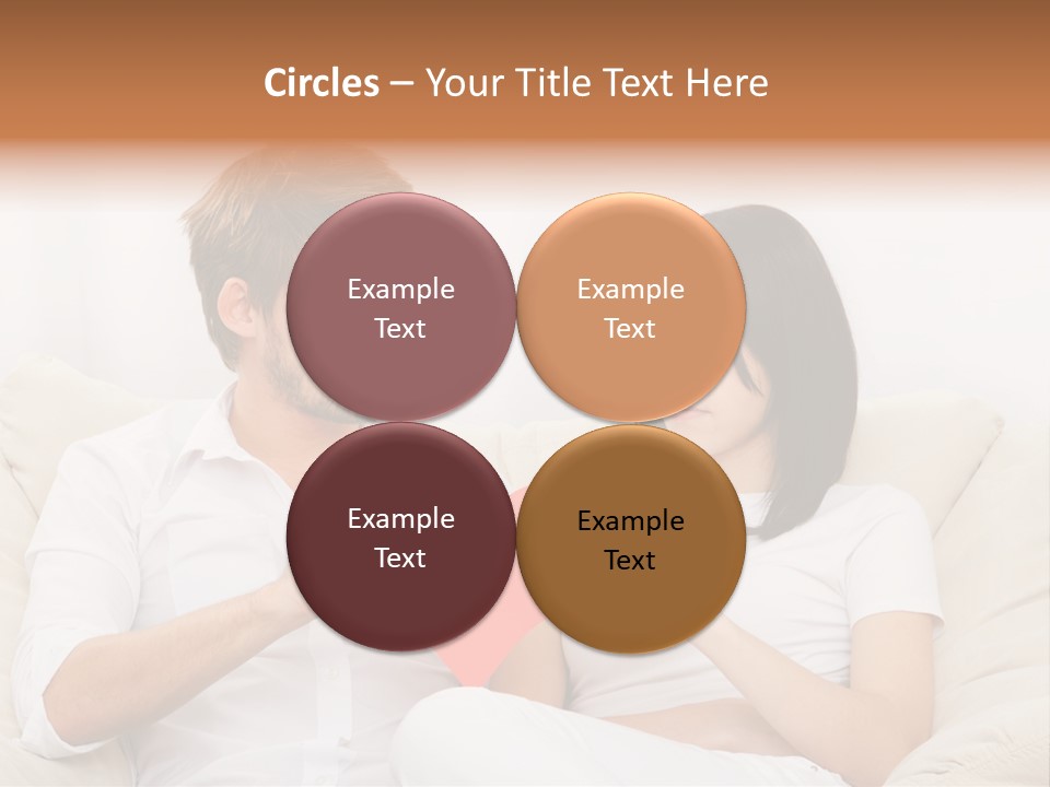 Caucasian Couple People PowerPoint Template