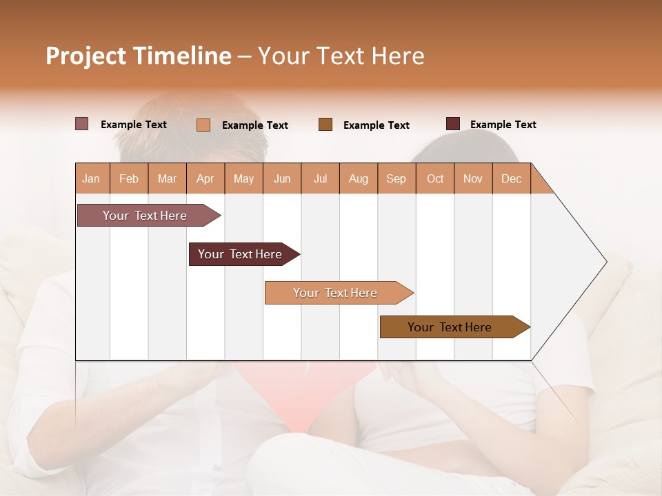 Caucasian Couple People PowerPoint Template