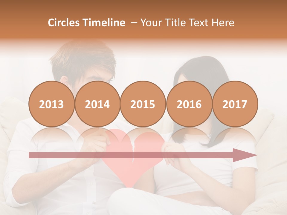 Caucasian Couple People PowerPoint Template