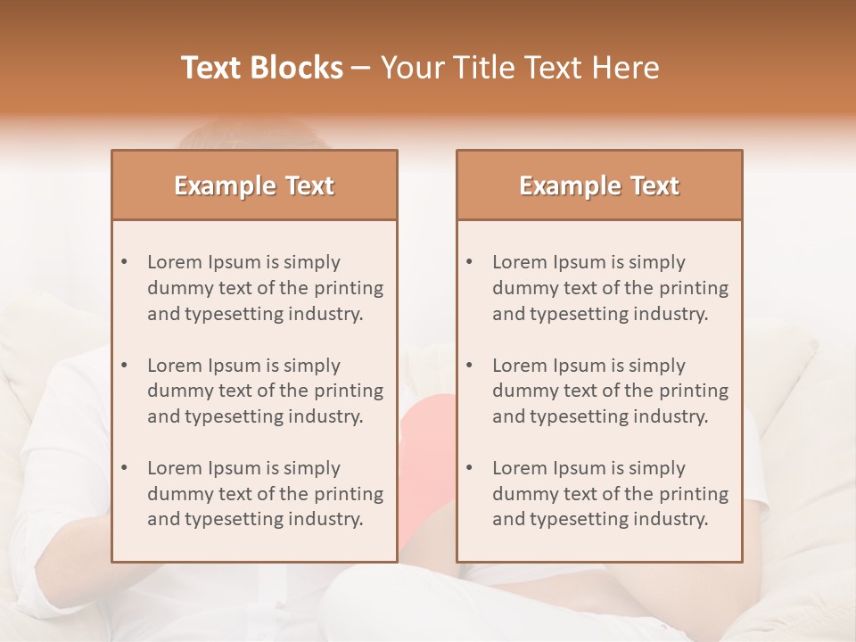 Caucasian Couple People PowerPoint Template