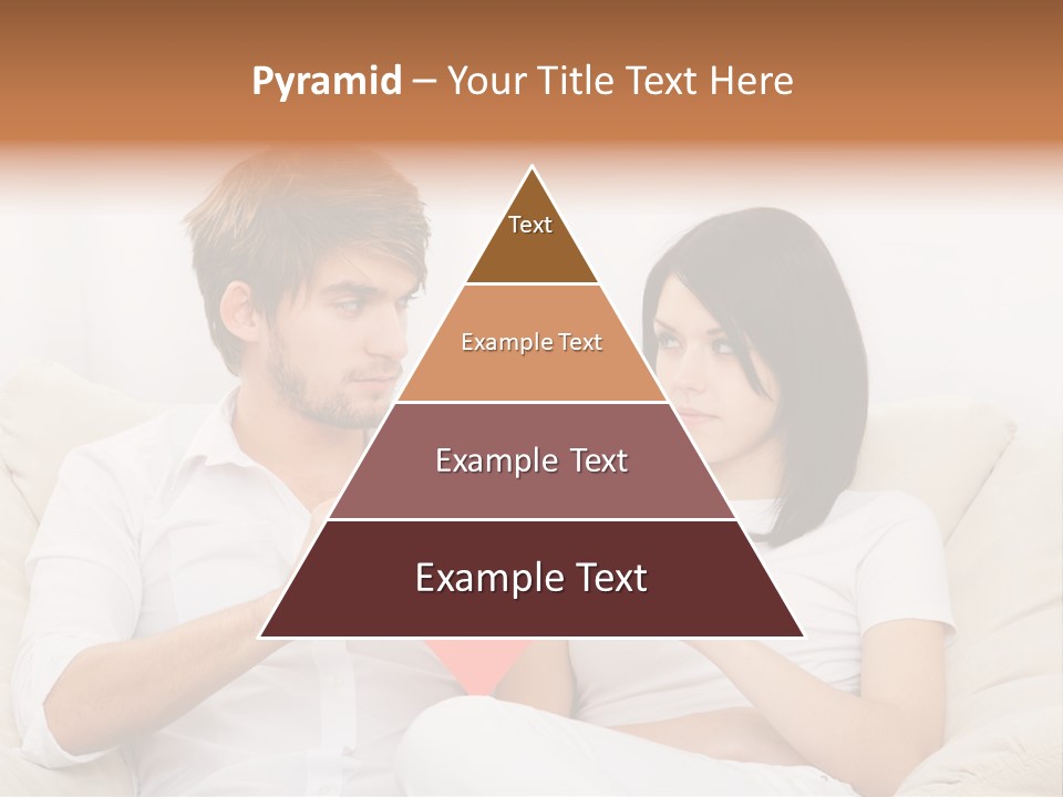 Caucasian Couple People PowerPoint Template