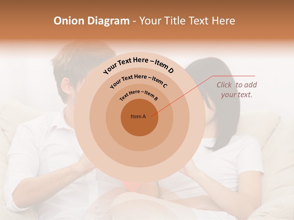 Caucasian Couple People PowerPoint Template