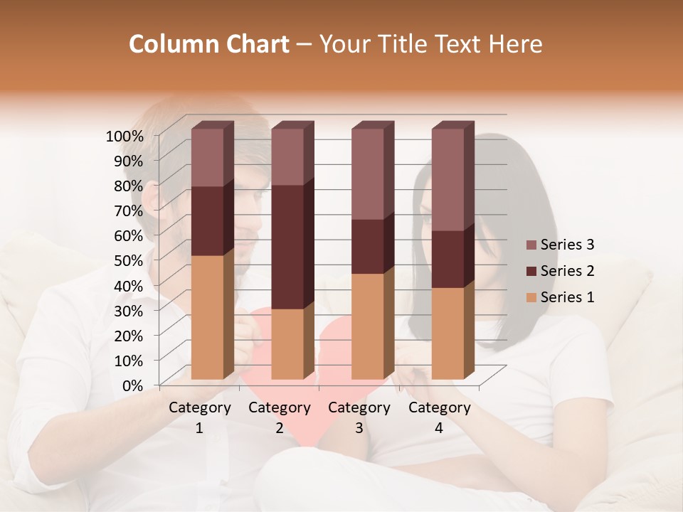 Caucasian Couple People PowerPoint Template