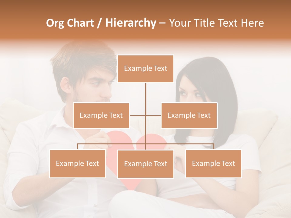 Caucasian Couple People PowerPoint Template