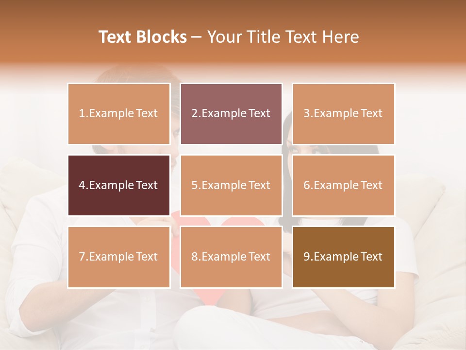 Caucasian Couple People PowerPoint Template