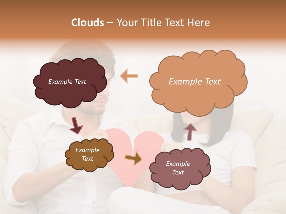 Caucasian Couple People PowerPoint Template
