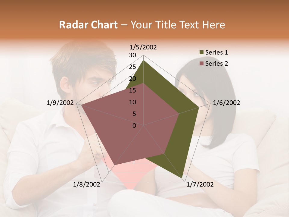 Caucasian Couple People PowerPoint Template