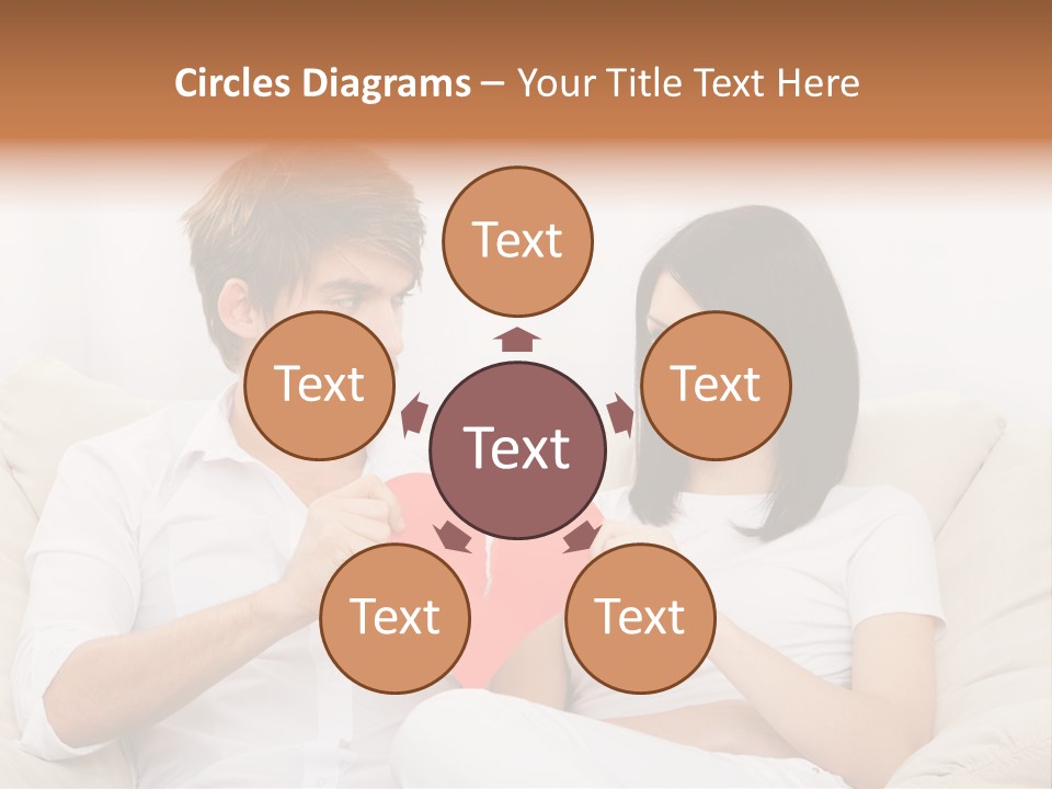 Caucasian Couple People PowerPoint Template