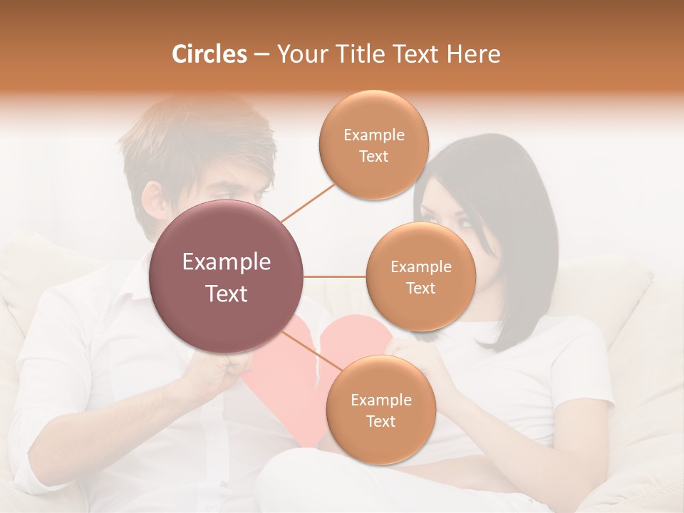 Caucasian Couple People PowerPoint Template