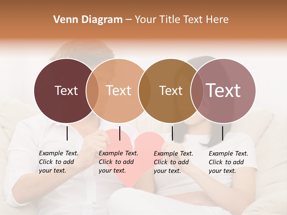 Caucasian Couple People PowerPoint Template