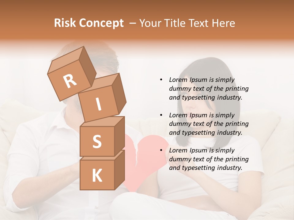 Caucasian Couple People PowerPoint Template