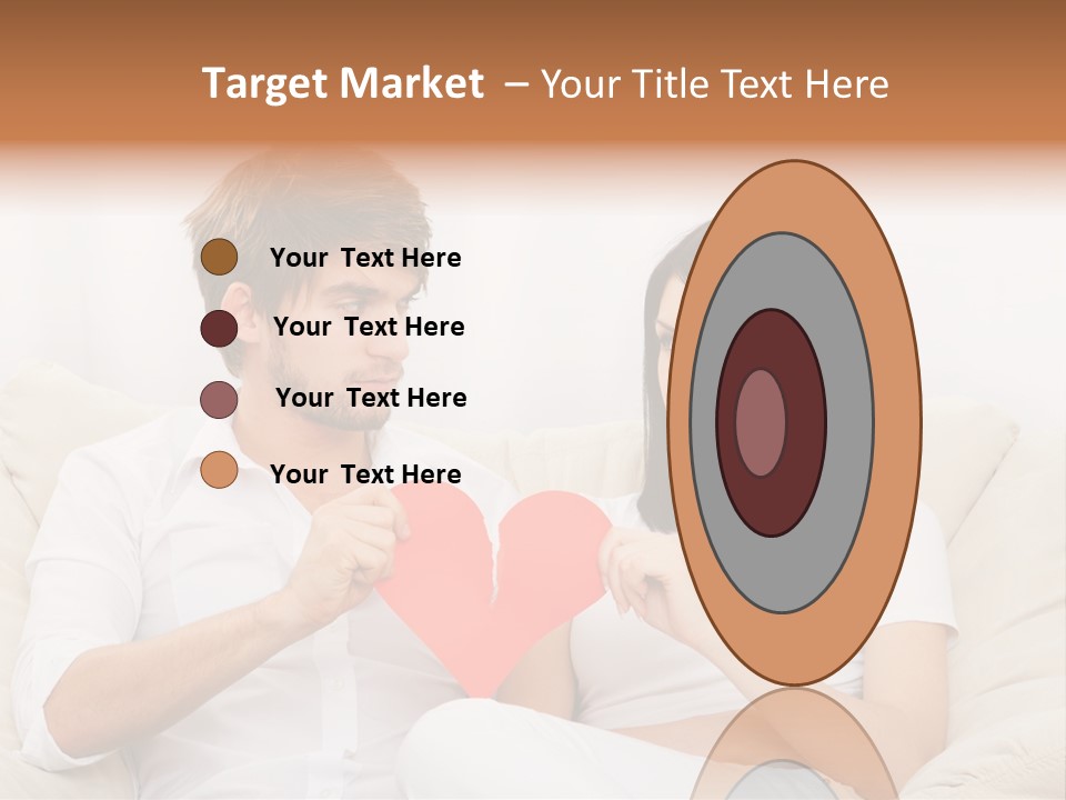 Caucasian Couple People PowerPoint Template