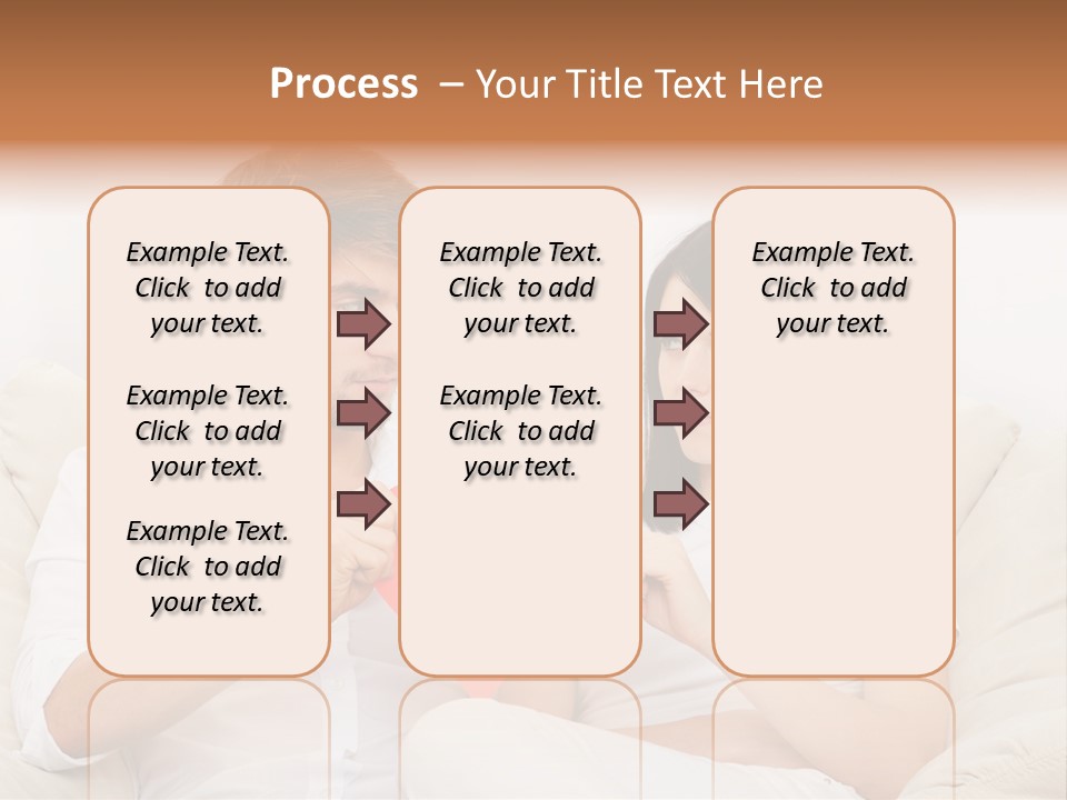 Caucasian Couple People PowerPoint Template