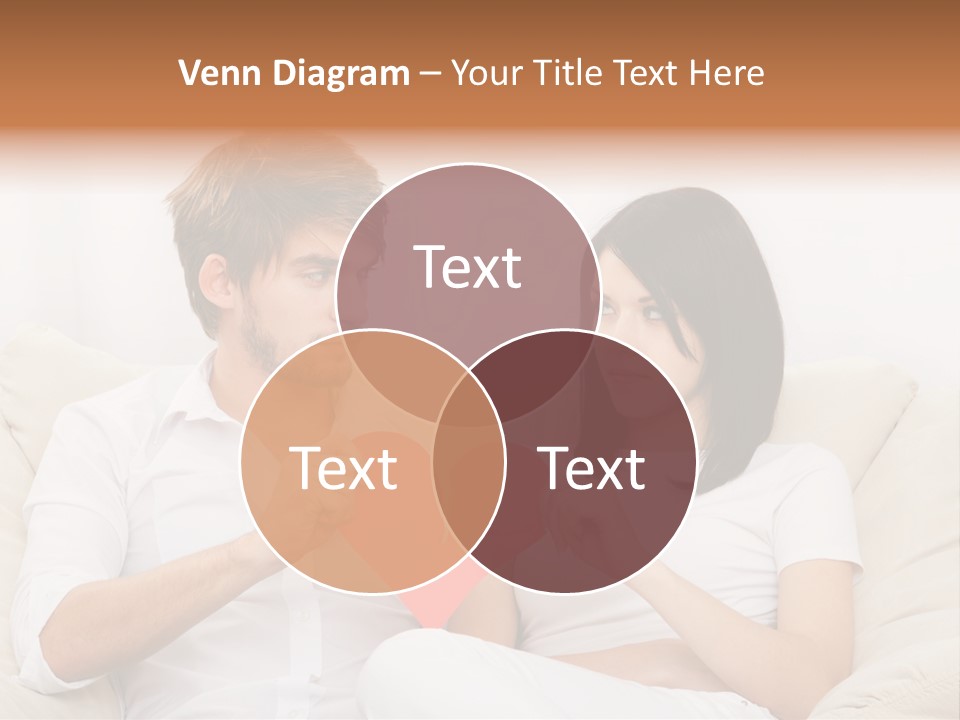 Caucasian Couple People PowerPoint Template